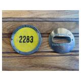 (2) Caterpillar Employee Badges