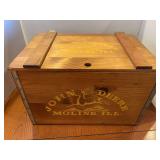 John Deere Wooden Crate
