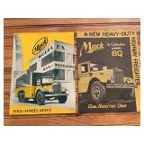 (2) Mack Truck Sales Literature