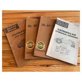 (4) Caterpillar Scraper Manuals
