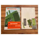 (2) John Deere R + MT Tractor Sales Literature