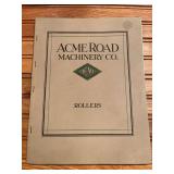 1927 Acme Road Machinery Co. Catalog