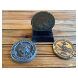 (3) Medallions + Paperweights