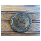 1954 Caterpillar 50 Years on Tracks Medallion