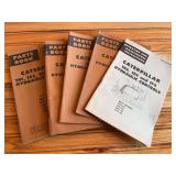(6) Caterpillar Hydraulic Controls Manuals
