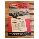 Reuhl Cedarapids Pittmaster Toy Instruction Literature
