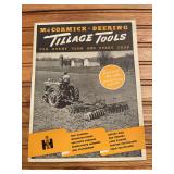IH McCormick-Deering Tillage Tools Sales Literature