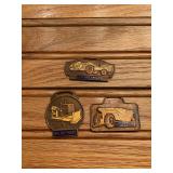 (3) La Plant Choate Watch Fobs
