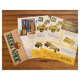 (4) Caterpillar + John Deere Toy Literature