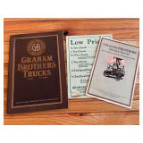 (3) Graham Brothers Trucks Sales Literature