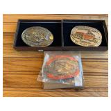 (3) HCEA Belt Buckles