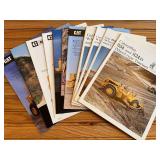 (12) Caterpillar Wheel Tractor Sales Literature