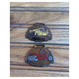 (2) Le Tourneau Watch Fobs