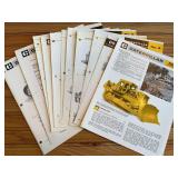 (12) Caterpillar D9 Spec Sheets