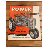 1948 John Deere G Tractor Sales Literature