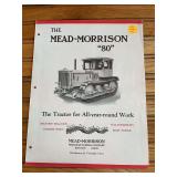 1928 Mead-Morrison 80 Crawler Sales Literature