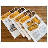 (4) Allis-Chalmers Crawler Spec Sheets