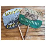 (2) Caterpillar Fans