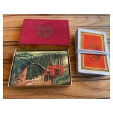 (2) Link-Belt + Norfolk Ham Playing Cards