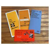 (4) Bucyrus-Erie Sales Literature + Ink Blotter