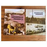 (2) 1958 +1959 Caterpillar Product Line Catalogs