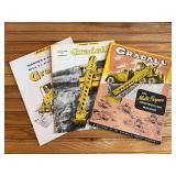 (3) Warner & Swasey Gradall Sales Literature