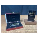 (2) Farmall Pocket Knife + Case-IH Paperweight