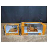 (2) 1/50 Case Dozers NIB Ertl