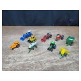 (9) 1/64 Tractors + Implements