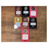 (7) Case-IH 2005 Heritage Series Medallions