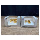 (2) 1/43 Farmall H + Cub Pewter Gold NIB SC
