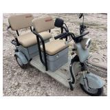 (1) SD Launch IRGC40 Mini Golf Cart - Gray - Un-Assembled Unit