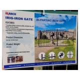 BI-Parting Iron Gate...165.35" W x 86.61" T