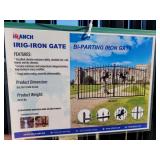 BI-Parting Iron Gate...165.35" W x 86.61" T
