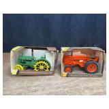(2) 1/16 John Deere BR + MI NIB Ertl