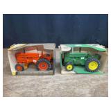 (2) 1/16 John Deere M + MI NIB Ertl