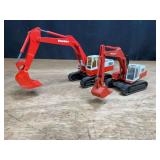 (2) 1/50 Poclain 160 + 350 Excavators