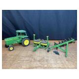 (2) 1/16 John Deere 4430, Planter, Plow Ertl