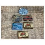 (6) Case-IH + Kubota Belt Buckles