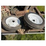 Oliver 440 Front Rims and Tires