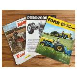 (4) Ford Tractor Sales Literature