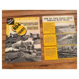 (2) Caterpillar RD4 Crawler Sales Literature