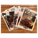 (6) Chevy Truck Sales Literature