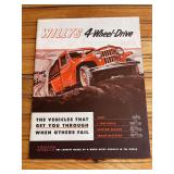 Willys Truck Sales Literature