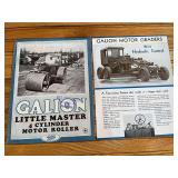 (2) Galion Roller + Motor Grader Sales Literature
