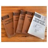 (5) Caterpillar Hydraulic Control Manuals