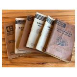 (6) Caterpillar Tractor Manuals