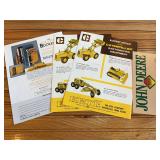 (4) Caterpillar + John Deere Toy Sales Flyers