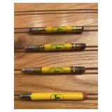 (4) John Deere Bullet Pencils