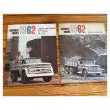 (2) 1962 Chevrolet Truck Sales Literature
